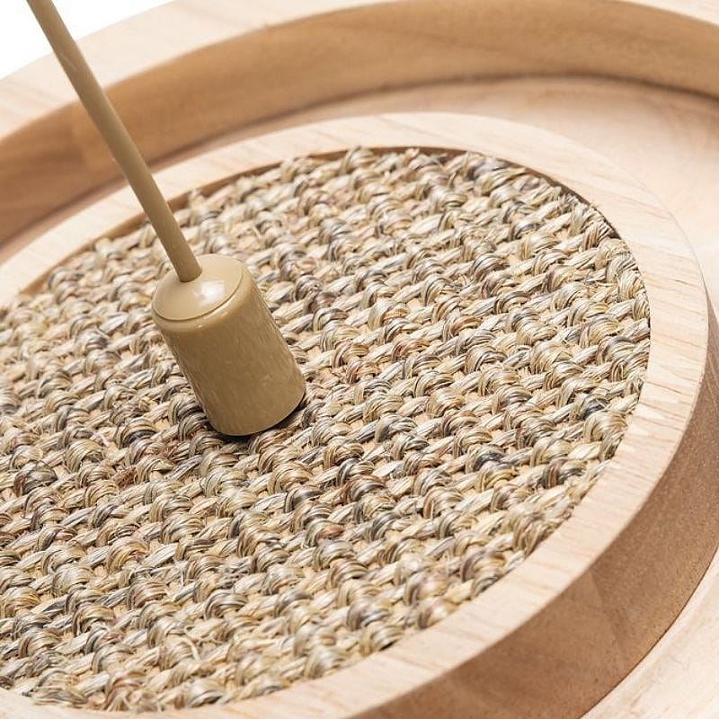 gewoven, rattAN, bol, mat, vloermat