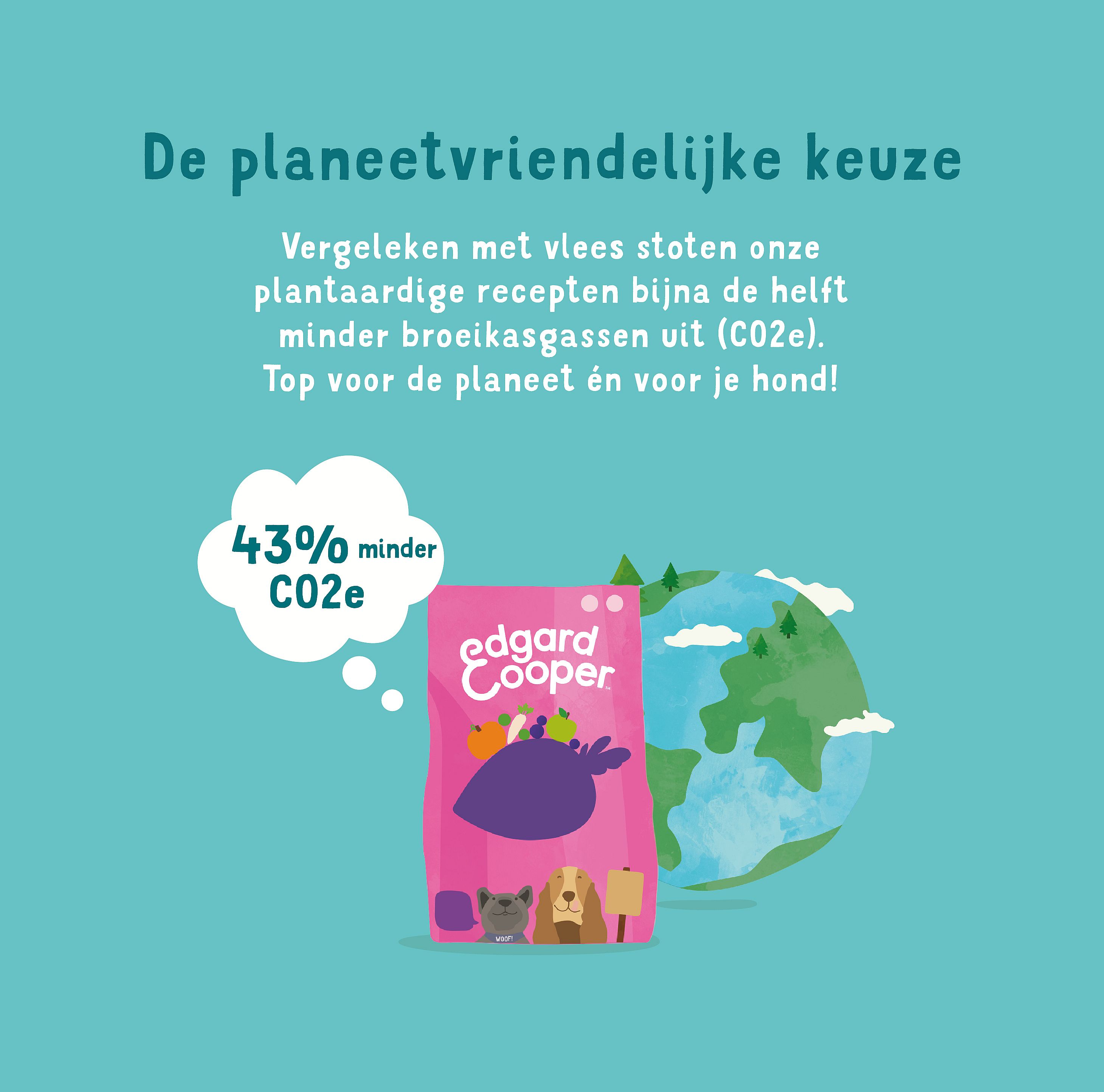 Edgard & Cooper Plantaardige Brokken met Rode Biet & Pompoen voor Volwassen Honden 7 kg