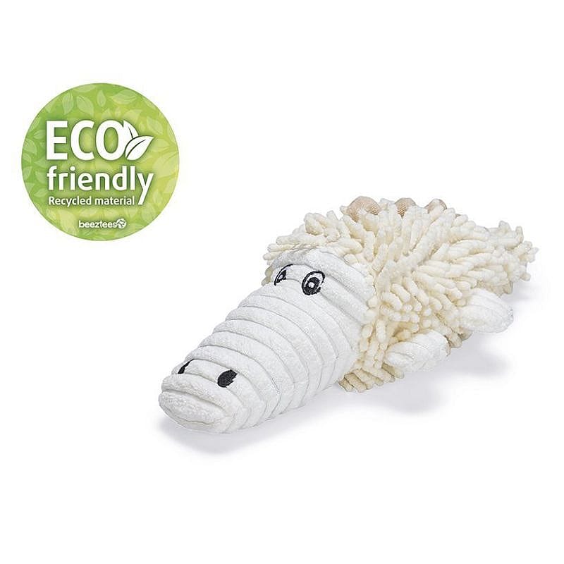 eco, recycled material, pluche, knuffel, hondenkoop ding