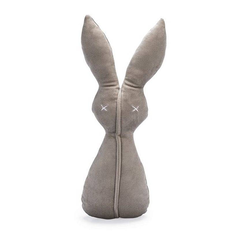 knuffel, pluche, zachte toy, bunny, grijs