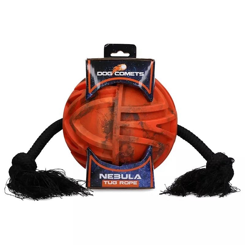 balbond, tug rope, orange球, dog toy, string toy