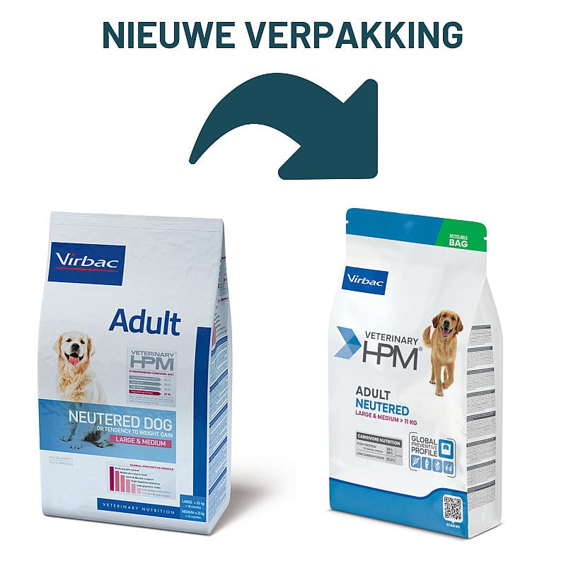HPM Adult Neutered Dog Large & Medium 3 kg