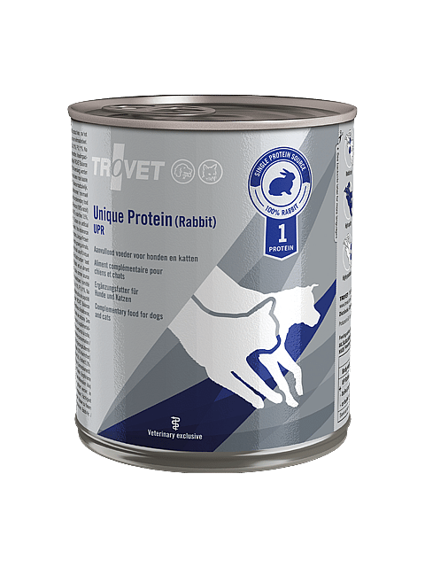 Trovet UPR Unique Protein Rabbit 6 x 800 gram blikjes