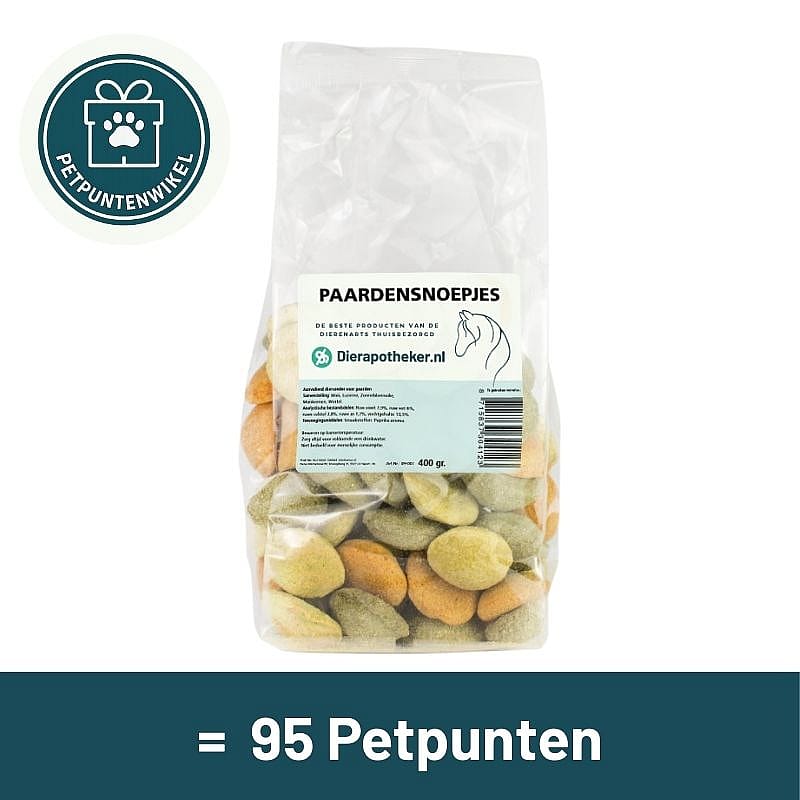 paardenoogjes, haakjes, dog treats, pet snacks, 400 gr