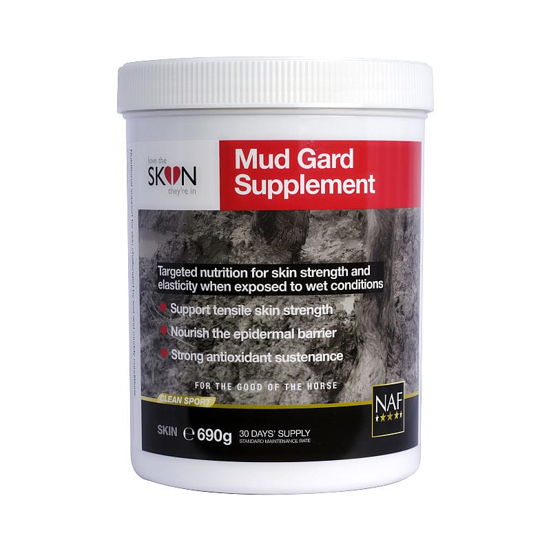 NAF Mud Gard Supplement 690 gram – Voor paarden met een gevoelige huid in natte omstandigheden