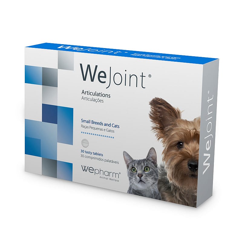 Wepharm WeJoint Gewrichten 30 tabletten  Small breed hond & kat