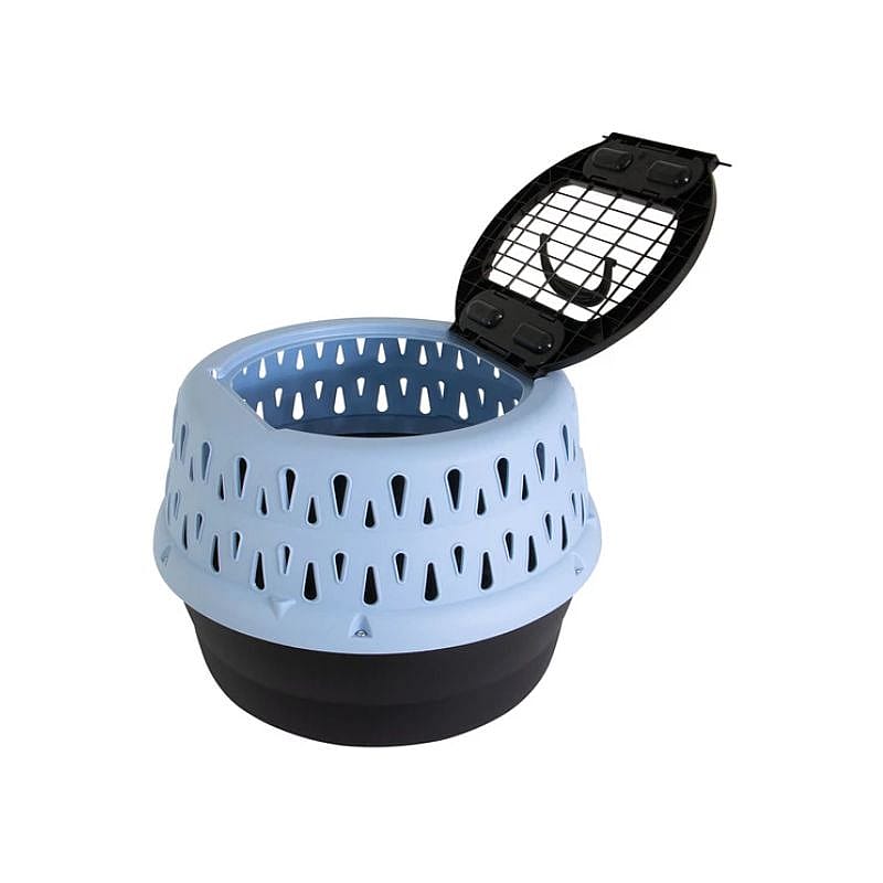 Petmate Get-a-Round Kennel Blauw Kat