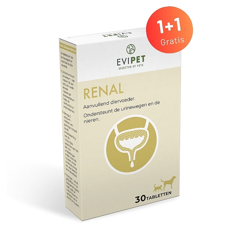 Evipet Renal Hond Kat 30 tabletten
