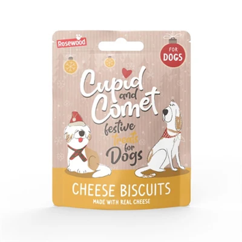 Cupid & Comet Kerstdiner Kerstsok Hond