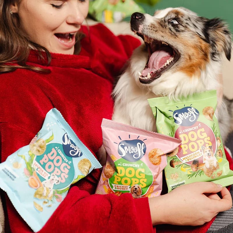 Smoofl Dog Pops! Snacks 24 gram Zalmolie & algen