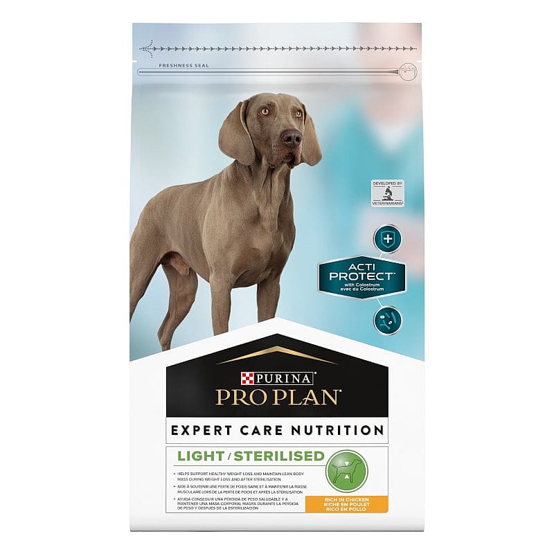 Purina Pro Plan Expert Care Dog Light Sterilised Hondenvoer Chicken 10 kg