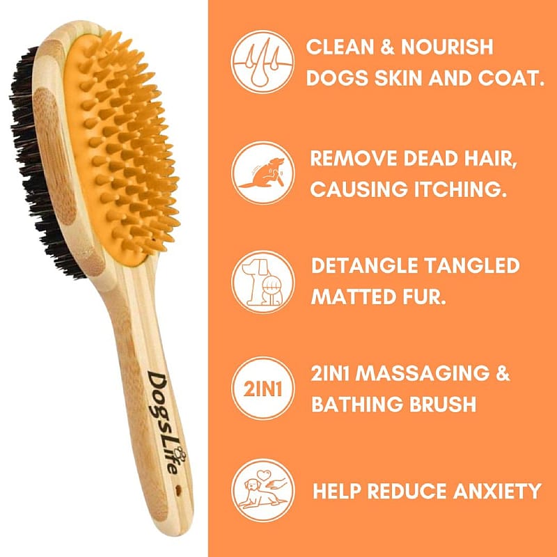 DogsLife Bamboo Brush Hond 1 stuk