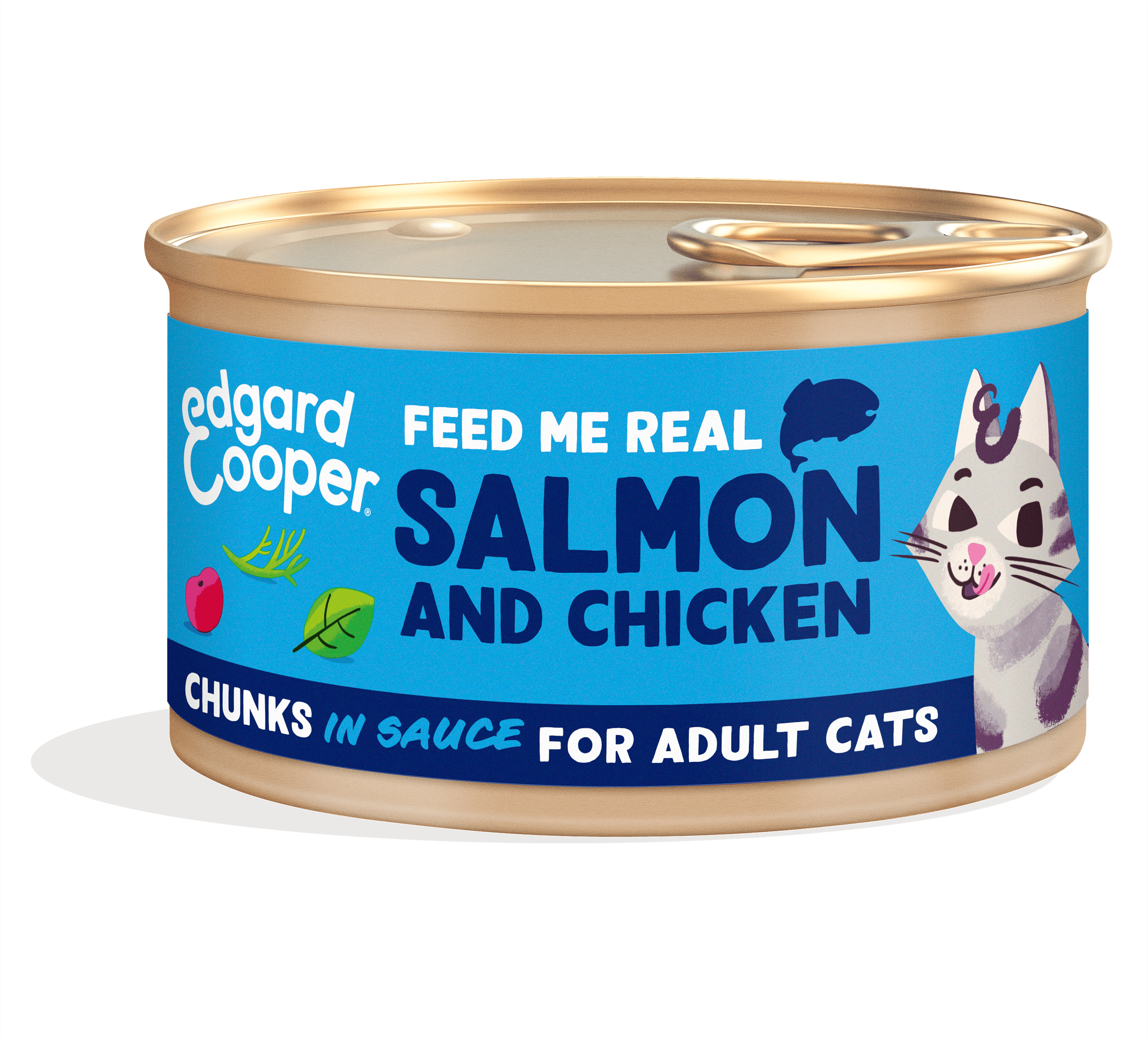 Edgard & Cooper Blikjes Chunks Multipack Adult Kat 8 x 85 gram