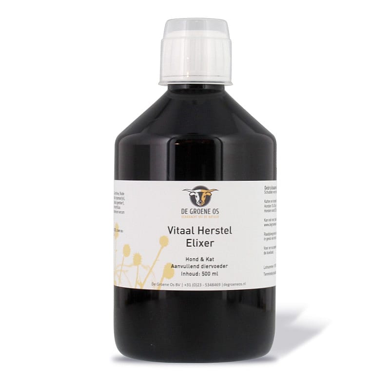 Groene Os Vitaal Herstel Elixir Hond Kat 500 ml