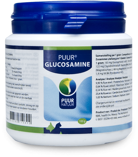 Puur Glucosamine Gewrichten Hond Kat 100 gram