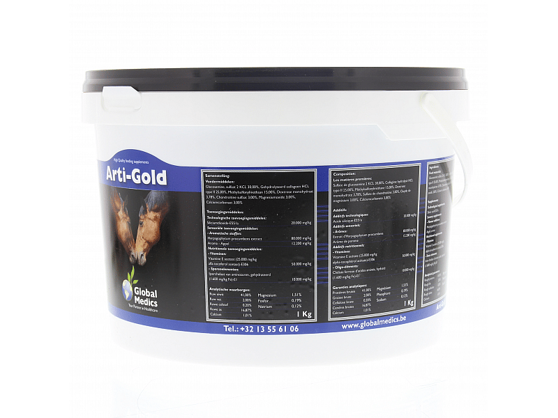 Global Medics Arti Gold Gewrichten Paard 1 kg