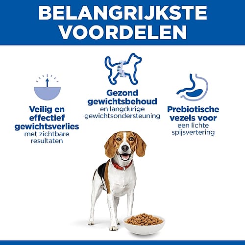 Hill's Science Plan Perfect Weight Medium Adult Hondenvoer Kip