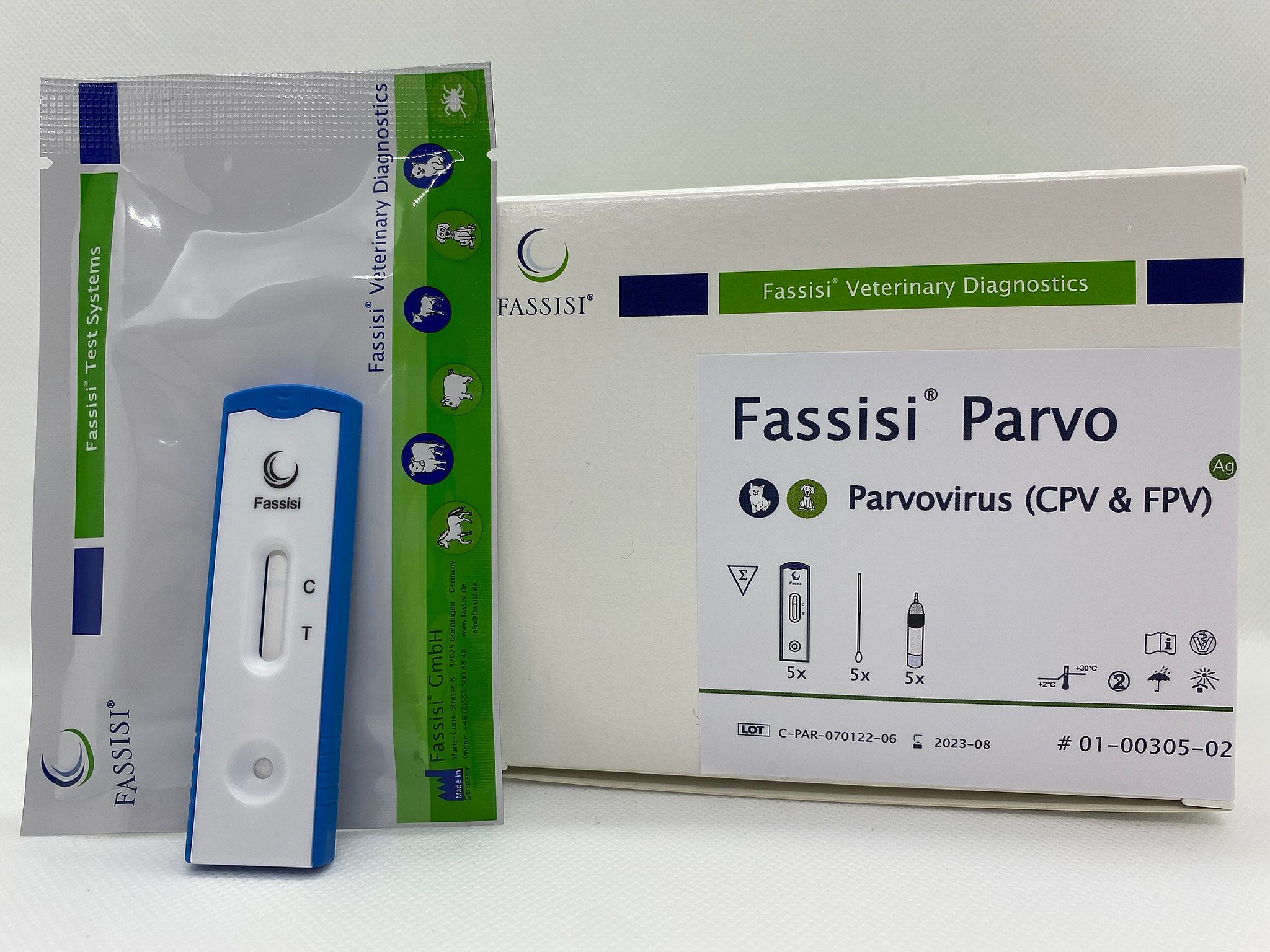 Fassisi Parvo Ontlasting Sneltest Hond Kat