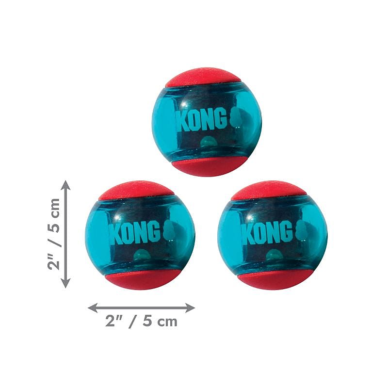 KONG Squeezz Action Red S - 3 stuks