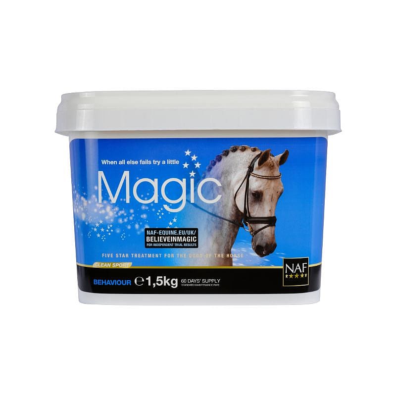 NAF Magic – Kalmeringssupplement met magnesium en kruiden voor paarden 1.5 kg