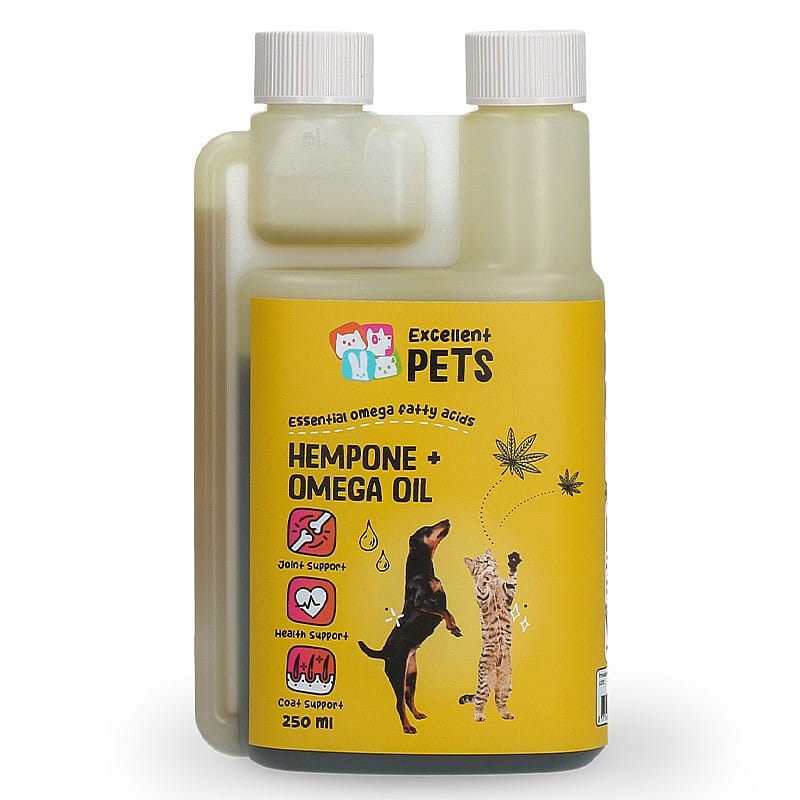 Excellent HempOne + Omega Oil Hond Kat