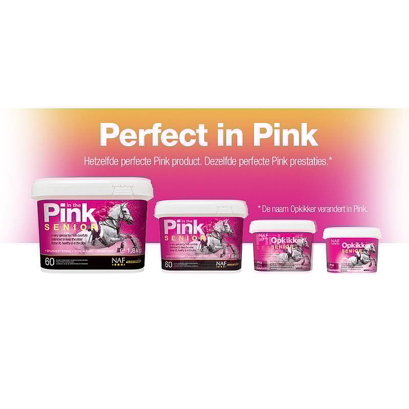 NAF In the Pink Senior – Vitaliteitssupplement voor oudere paarden 1.8 kg