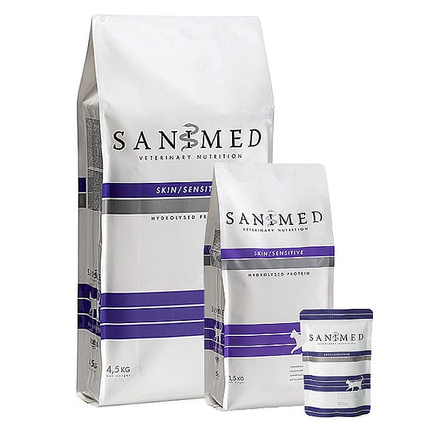 Sanimed Skin Sensitive Kat Dieetvoer: Voedselintoleranties - Huidproblemen
