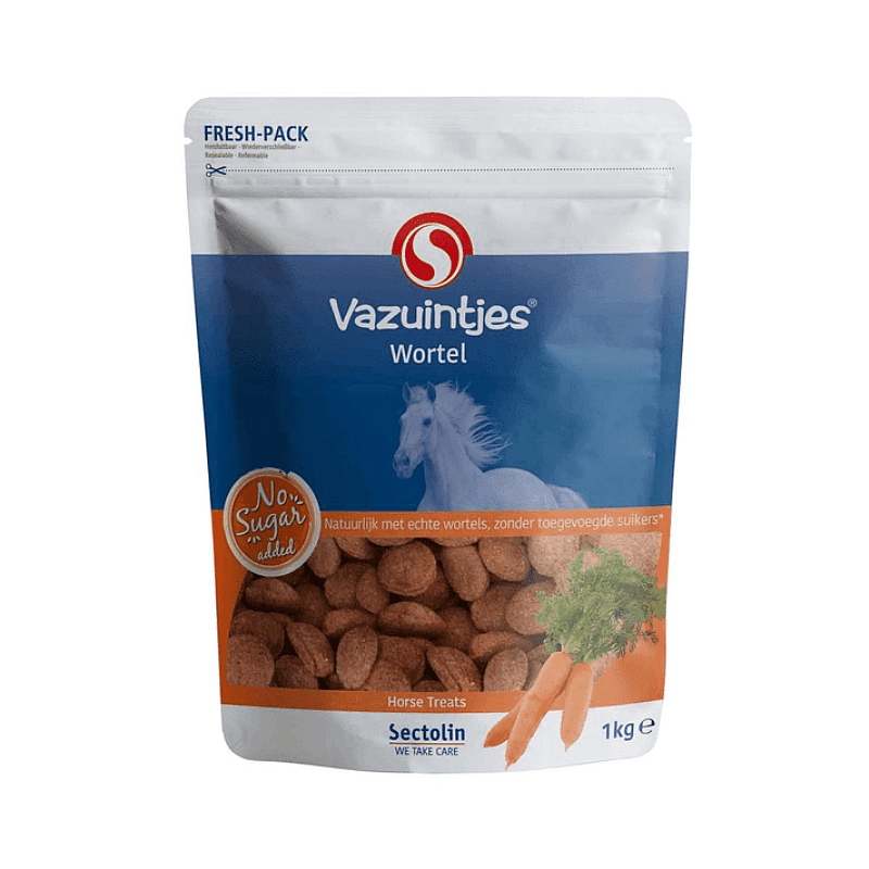 Sectolin Vazuintjes Snoepje Paard 1 kg - Wortel