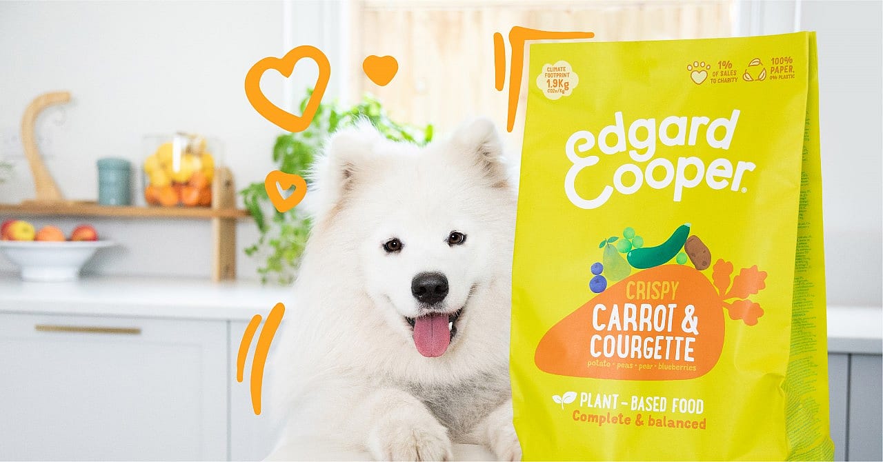 Edgard & Cooper Plantaardige Brokken met Wortel & Courgette voor Volwassen Honden 1 kg