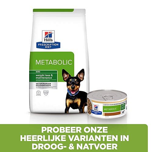 Hill's Prescription Diet Metabolic Mini Weight Management Hondenvoer Kip