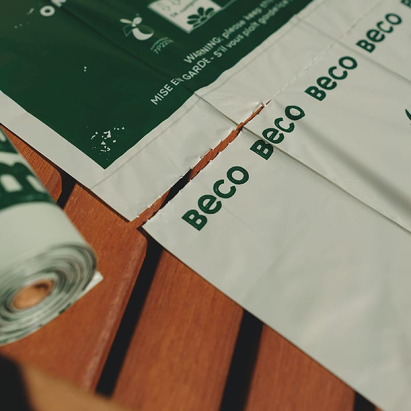 Beco Poop Bags Compostable Hond Travel pack - 48 stuks