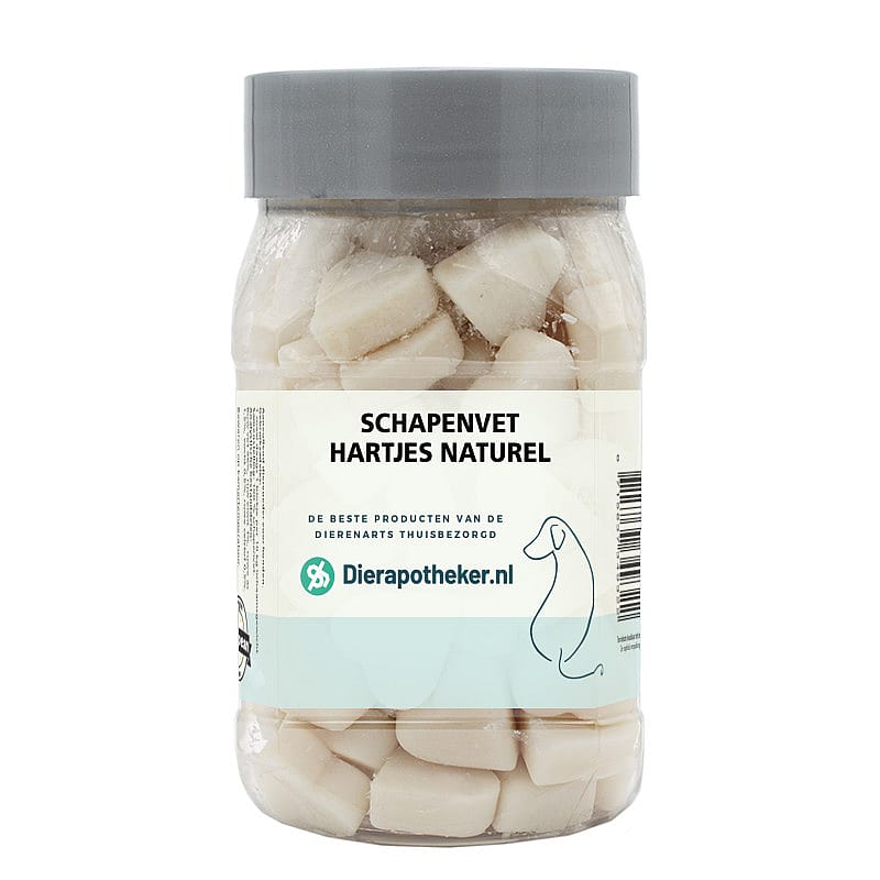 Dierapotheker Schapenvet Hartjes Hond 220 gram Naturel