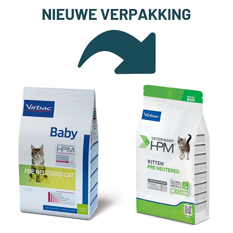 HPM Kitten Pre Neutered Cat 3 kg