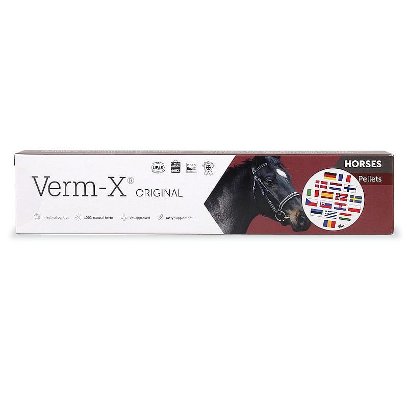 Verm-X Paard brokjes extra strong 1 kuur - 250 gram