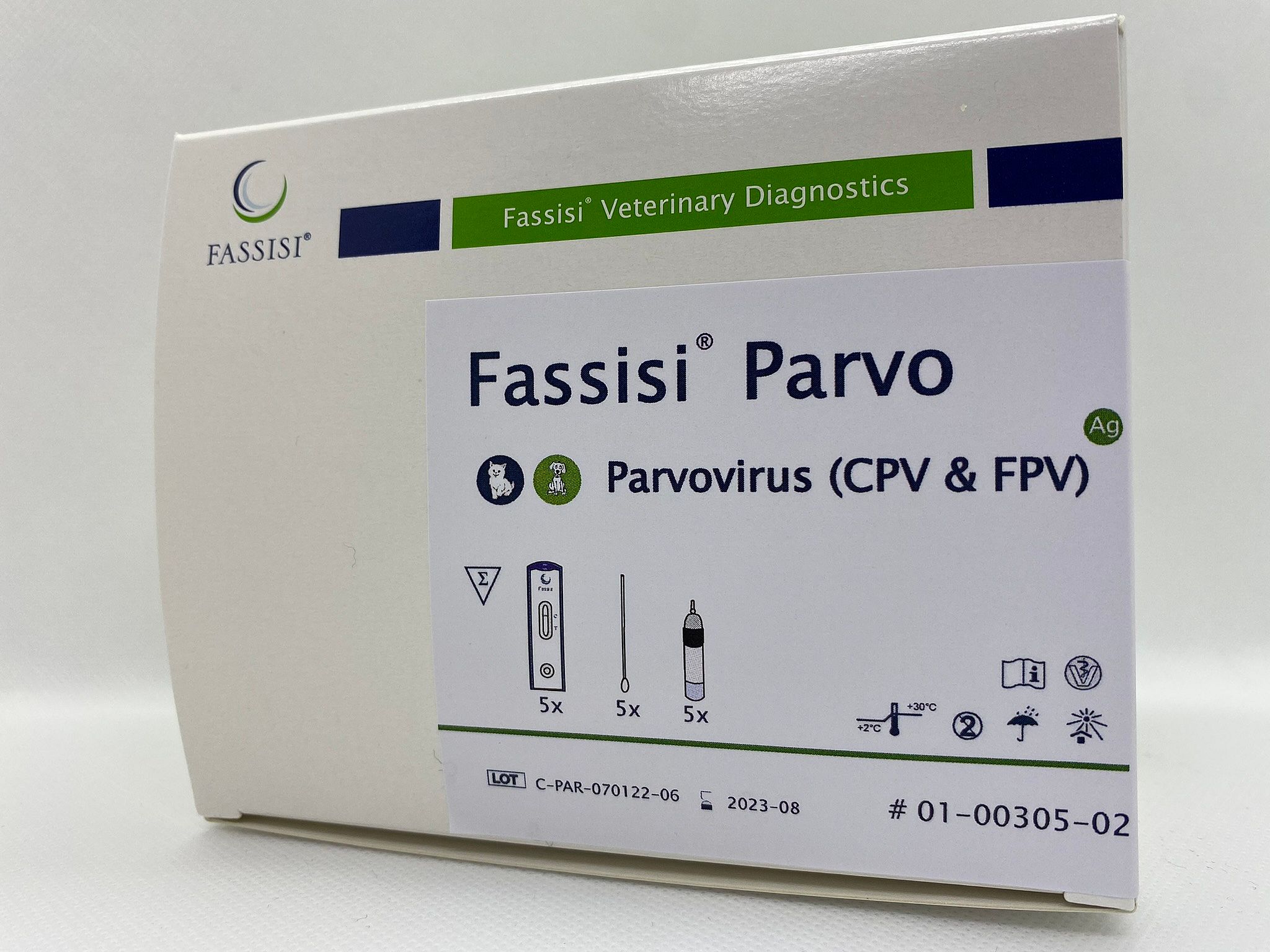 Fassisi Parvo Ontlasting Sneltest Hond Kat