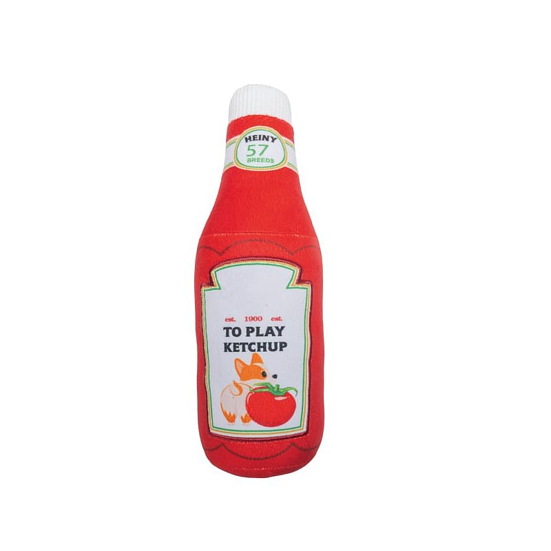 ketchup, fles ketchup, rode fles, label op fles, To Play Ketchup