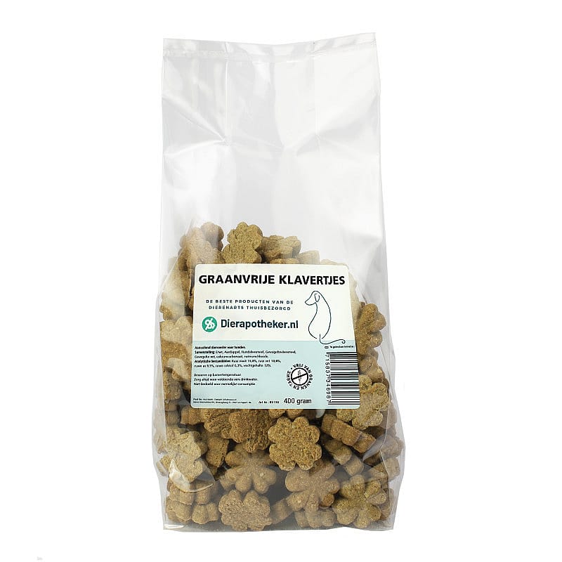 Dierapotheker Graanvrije Klavertjes Hond