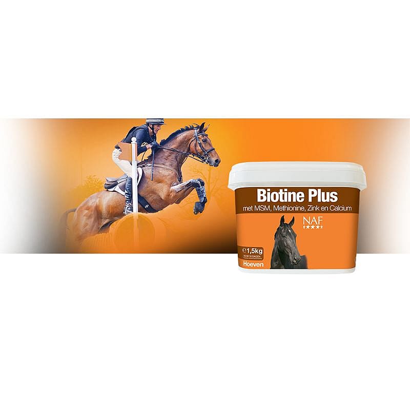 NAF Biotine Plus – Supplement voor hoefgezondheid bij paarden 2 kg Navulling