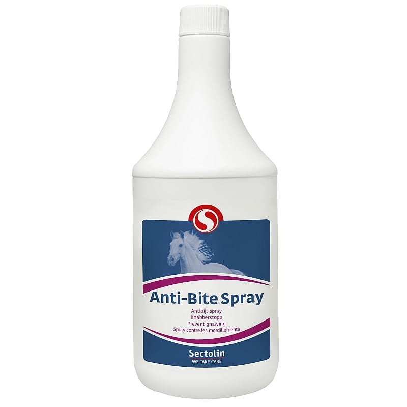 antibite spray, horse product, animal care, bottle, white liquid