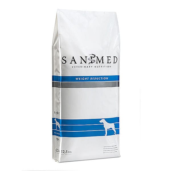 Sanimed Weight Reduction Hond Dieetvoer: Gewichtsverlies - Spiermassa behoud - Vetverbranding 12.5 kg