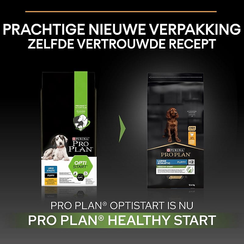 Purina Pro Plan Large Athletic Puppy Healthy Start Hondenvoer 12 kg Purina Pro Plan Large Athletic Puppy Healthy Start Hondenvoer 12 kg