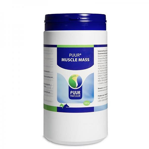 Puur Muscle Mass Spieropbouw Paard Pony 500 gram
