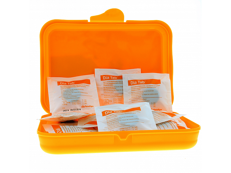 Dia Tab Kauwtablet Hond Kat Clinic Box 20 tabletten