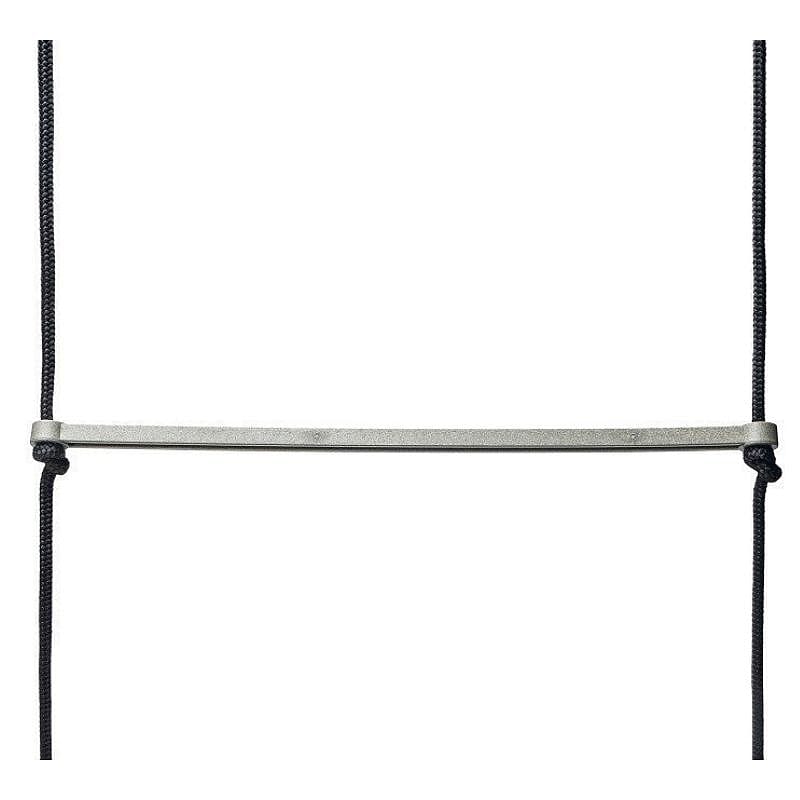 suspension, hanger, touw, metalen balk, minimalistisch