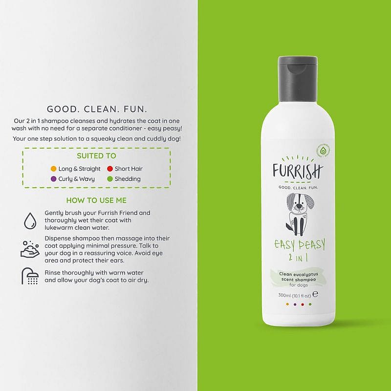 Furrish Easy Peasy 2-in-1 shampoo en conditioner 300 ml Hond