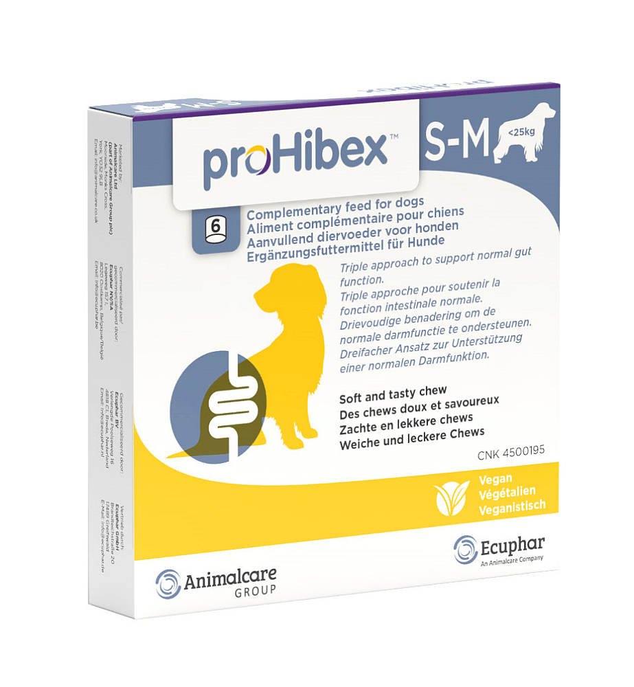 proHibex Consistentie Ontlasting Hond S-M 6 Chews