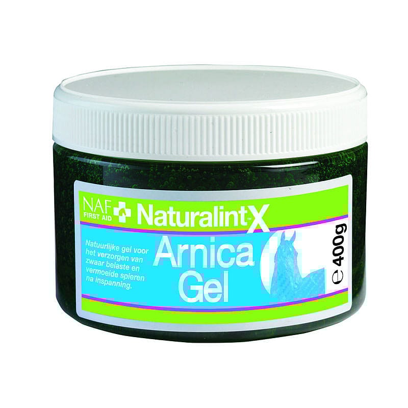NAF NaturalintX Arnica Gel 400 g – Verkoelende gel bij stijve spieren en zwellingen bij paarden