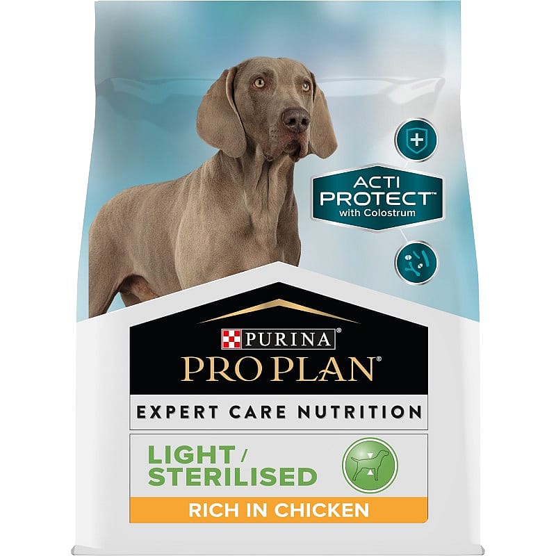 Purina Pro Plan Expert Care Dog Light Sterilised Hondenvoer Chicken 3 kg