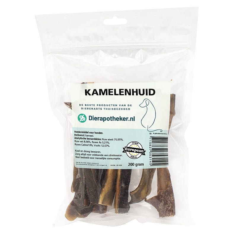 Dierapotheker Kamelenhuid 200 gram Hond Dierapotheker Kamelenhuid 200 gram Hond