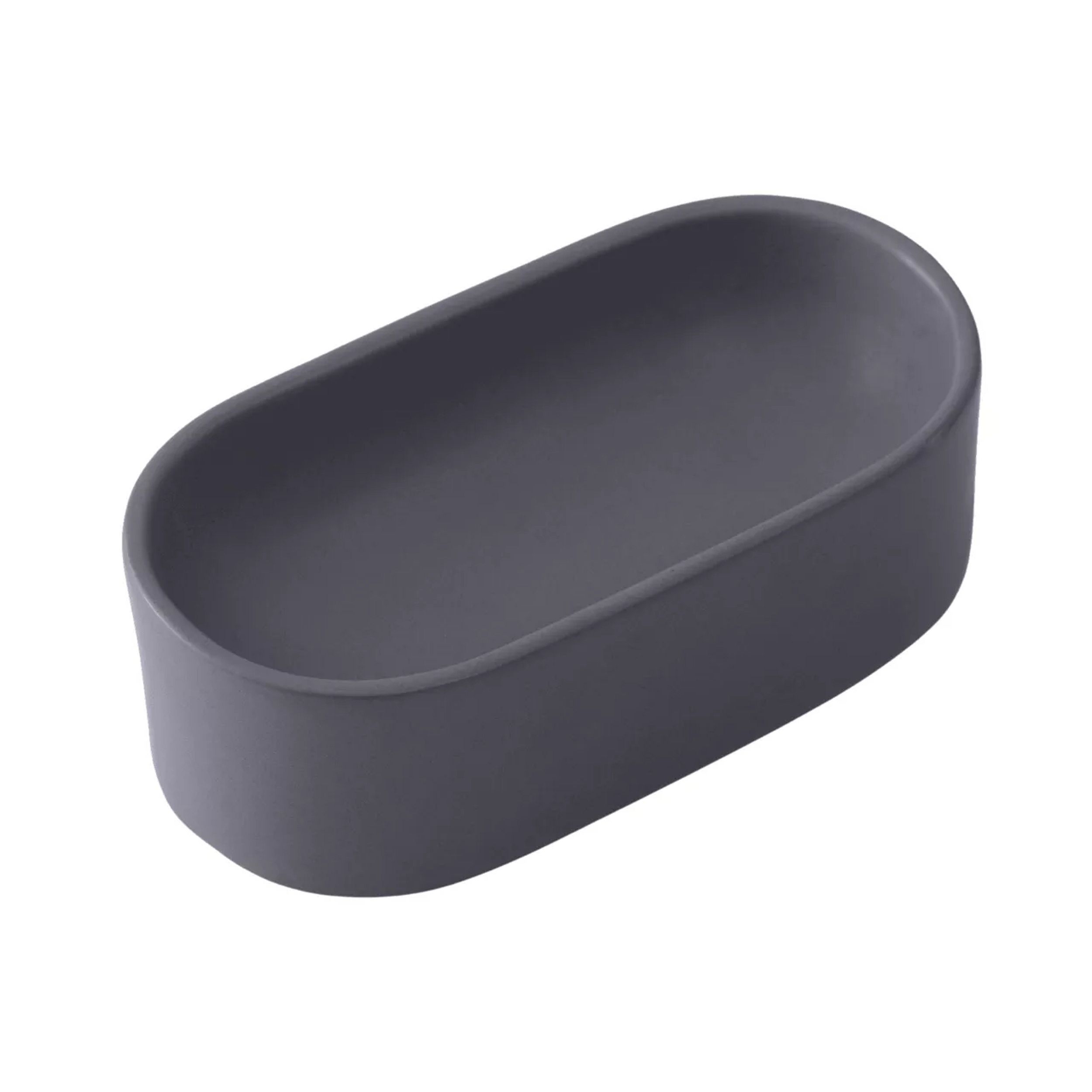 oval schaal, silicone schaal, grijs, kookaccessoire, niet-geborgen